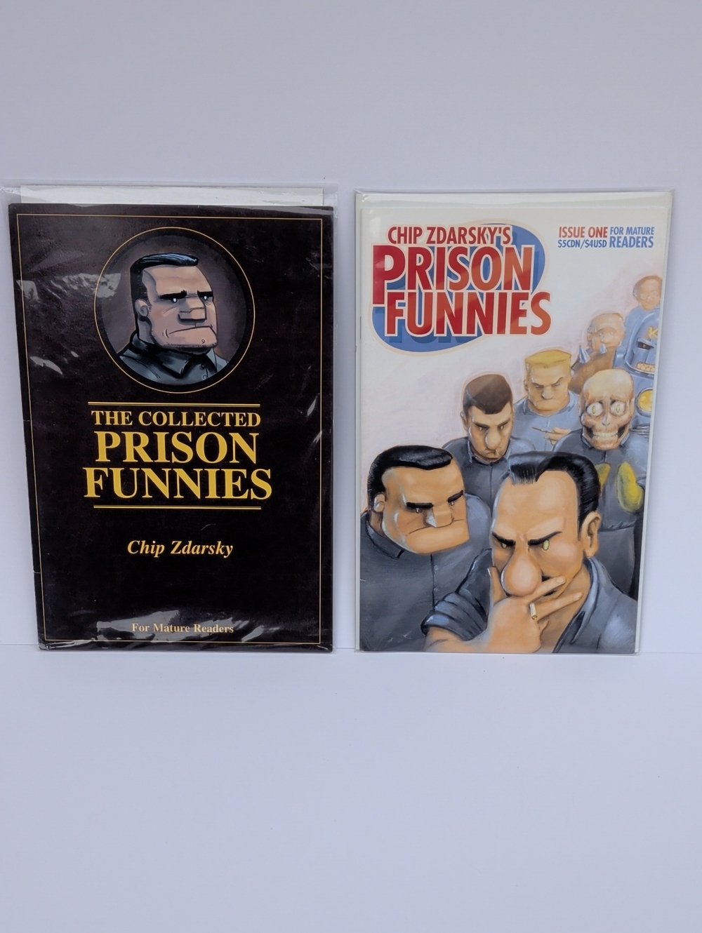 Chip Zdarsky Prison Funnies Comic Book Bundle - Vintage Indie Lot (2)